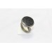 Women's Ring 925 Sterling Silver black onyx engraved Natural Gem Stone P 426